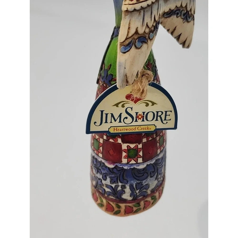 2007 Jim Shore Peace & Goodwill to ALL Heartwood Creek Angel‎ w/ Doves Ornament